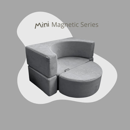 Playand Mini Magnetic Kids Sofa In Graphite Grey