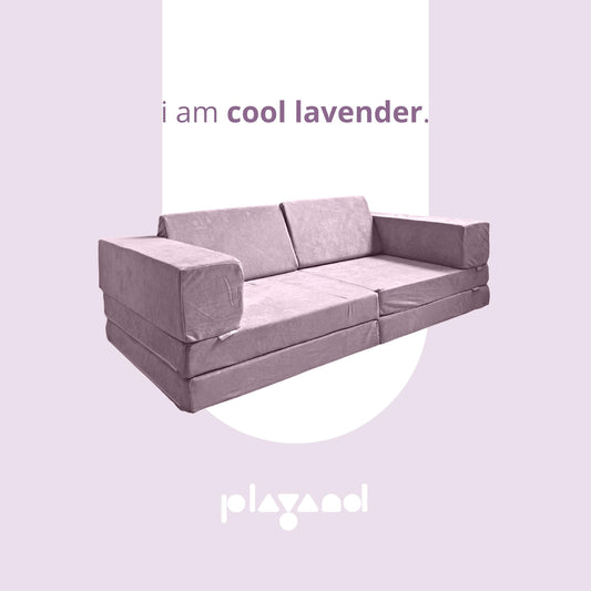 Playand Modular Kids Sofa In Cool Lavender