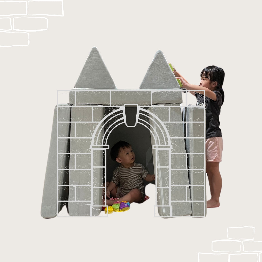[NEW & IMPROVED] Playand Modular Kids Sofa In Graphite Grey