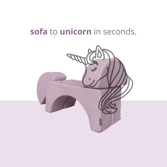 Playand Mini Magnetic Kids Sofa In Cool Lavender