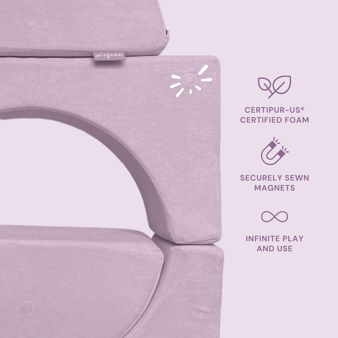Playand Mini Magnetic Kids Sofa In Cool Lavender