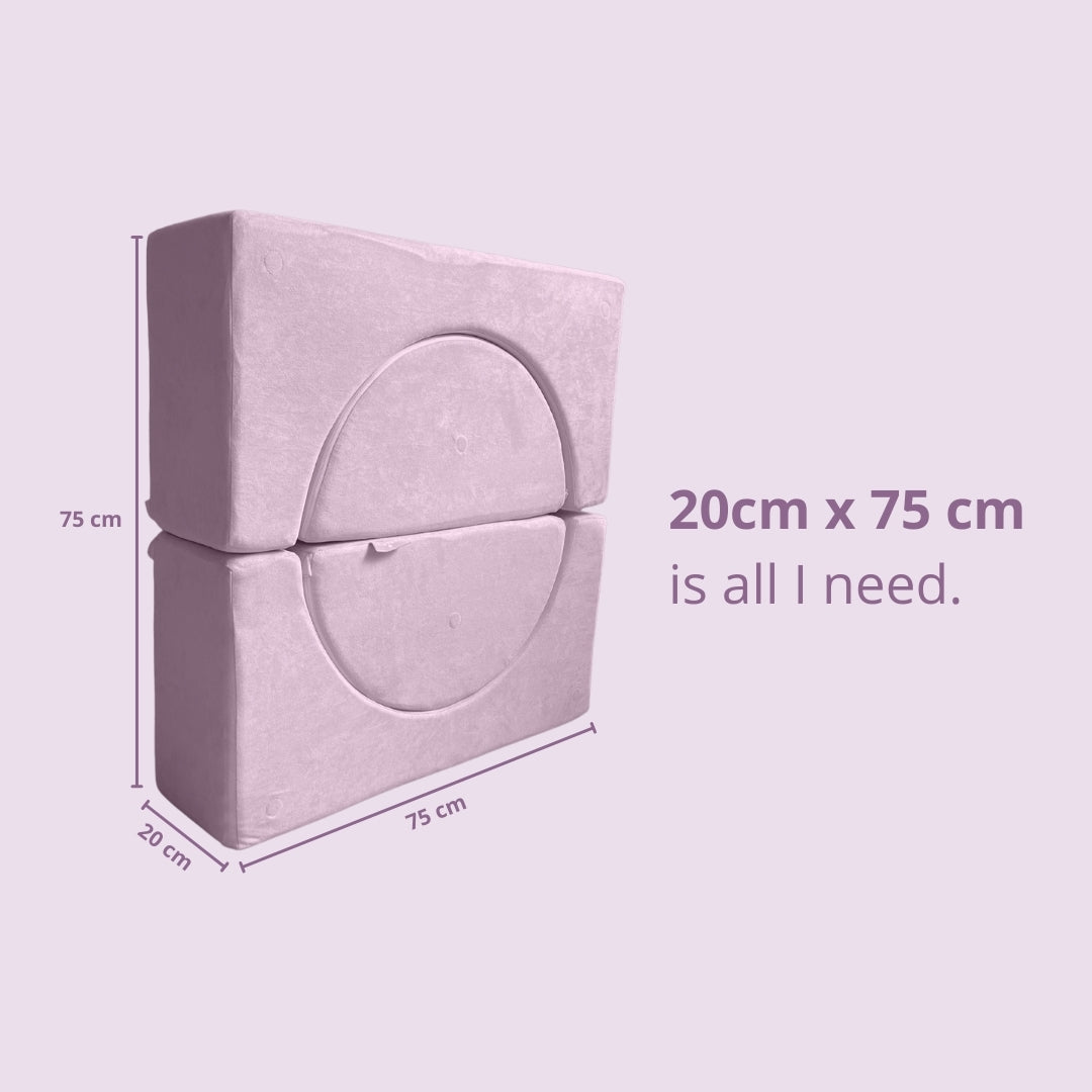 Playand Mini Magnetic Kids Sofa In Cool Lavender