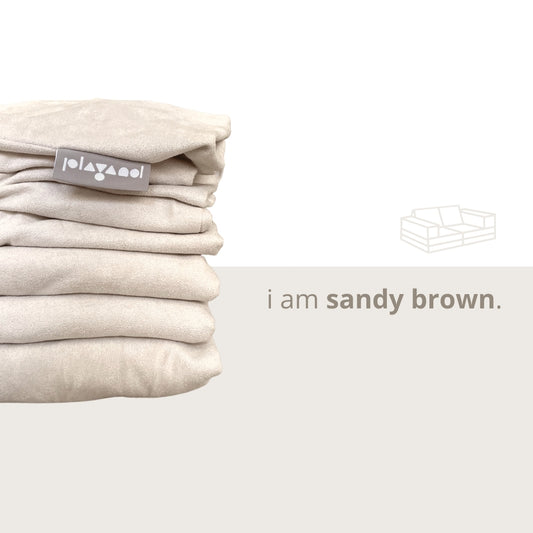 [NEW & IMPROVED] Playand Sofa Series Cover In Sandy Brown