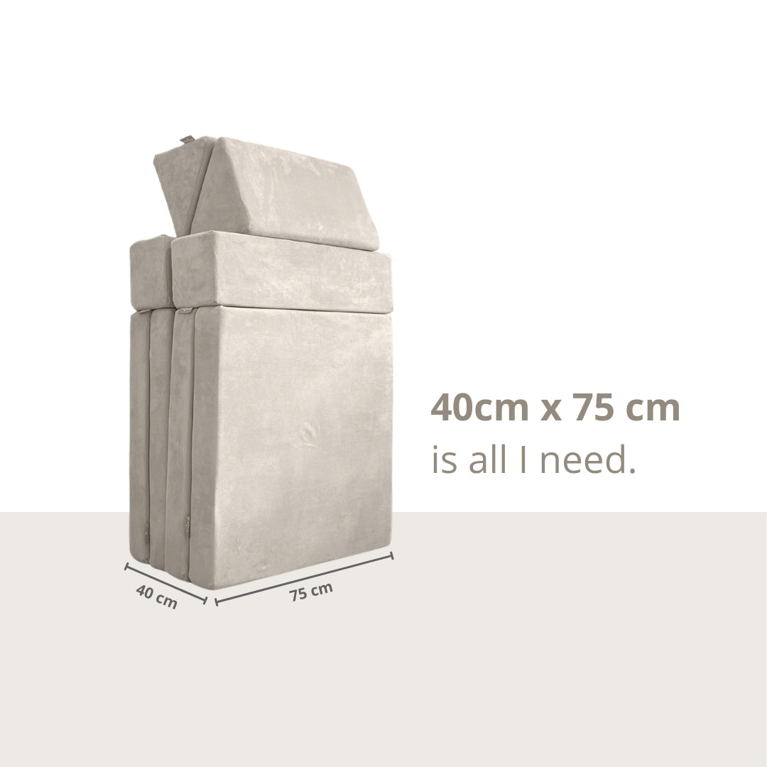 [NEW & IMPROVED] Playand Modular Kids Sofa In Sandy Brown