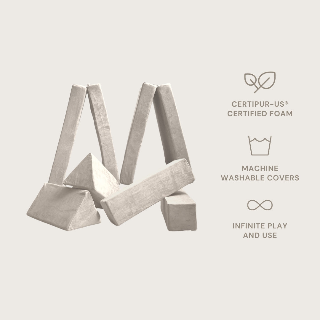 [NEW & IMPROVED] Playand Modular Kids Sofa In Sandy Brown