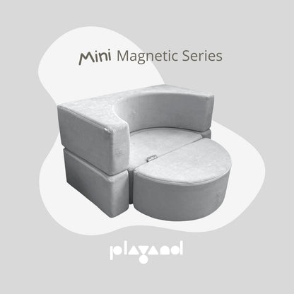 Playand Mini Magnetic Kids Sofa In Cloudy Grey