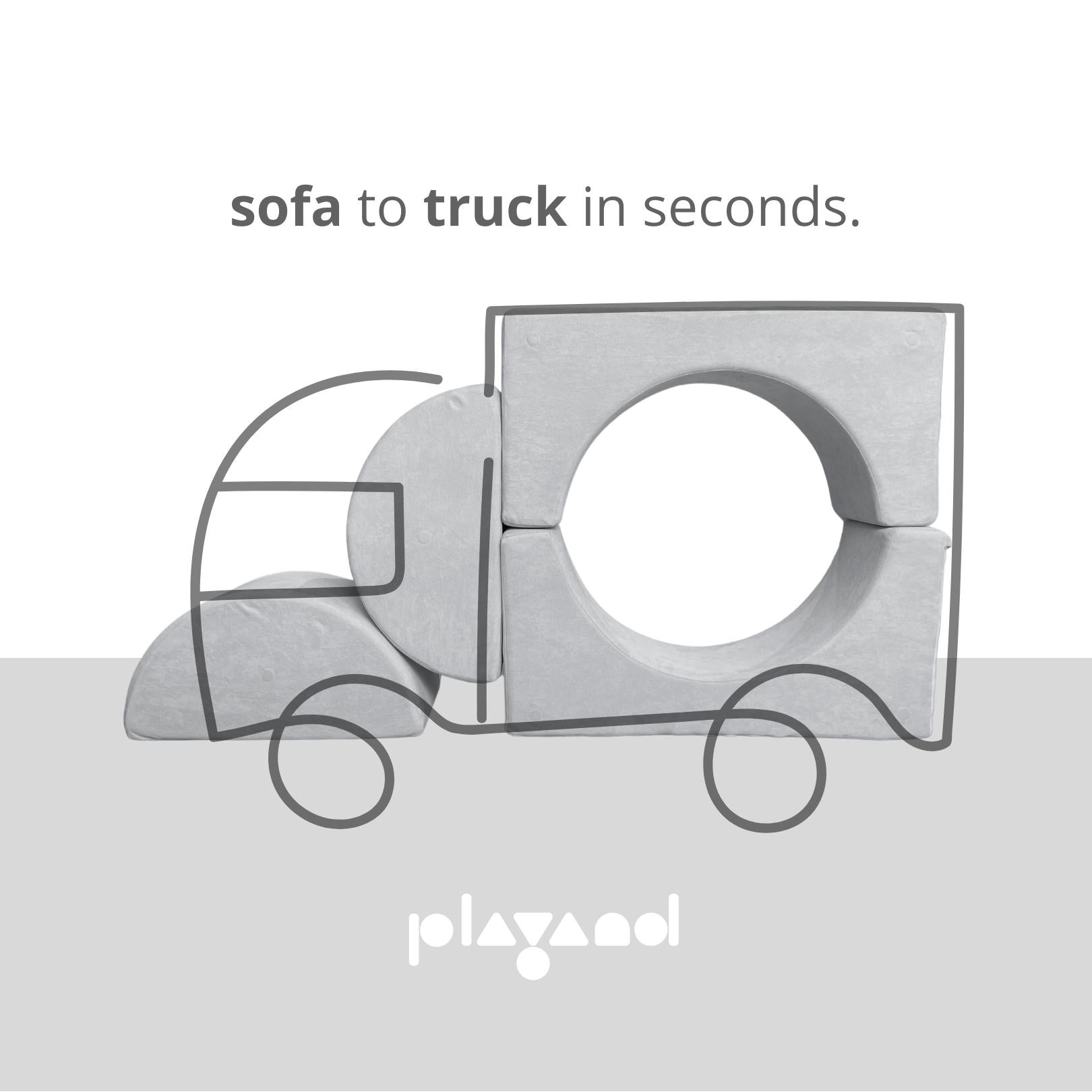 Playand Mini Magnetic In Cloudy Grey