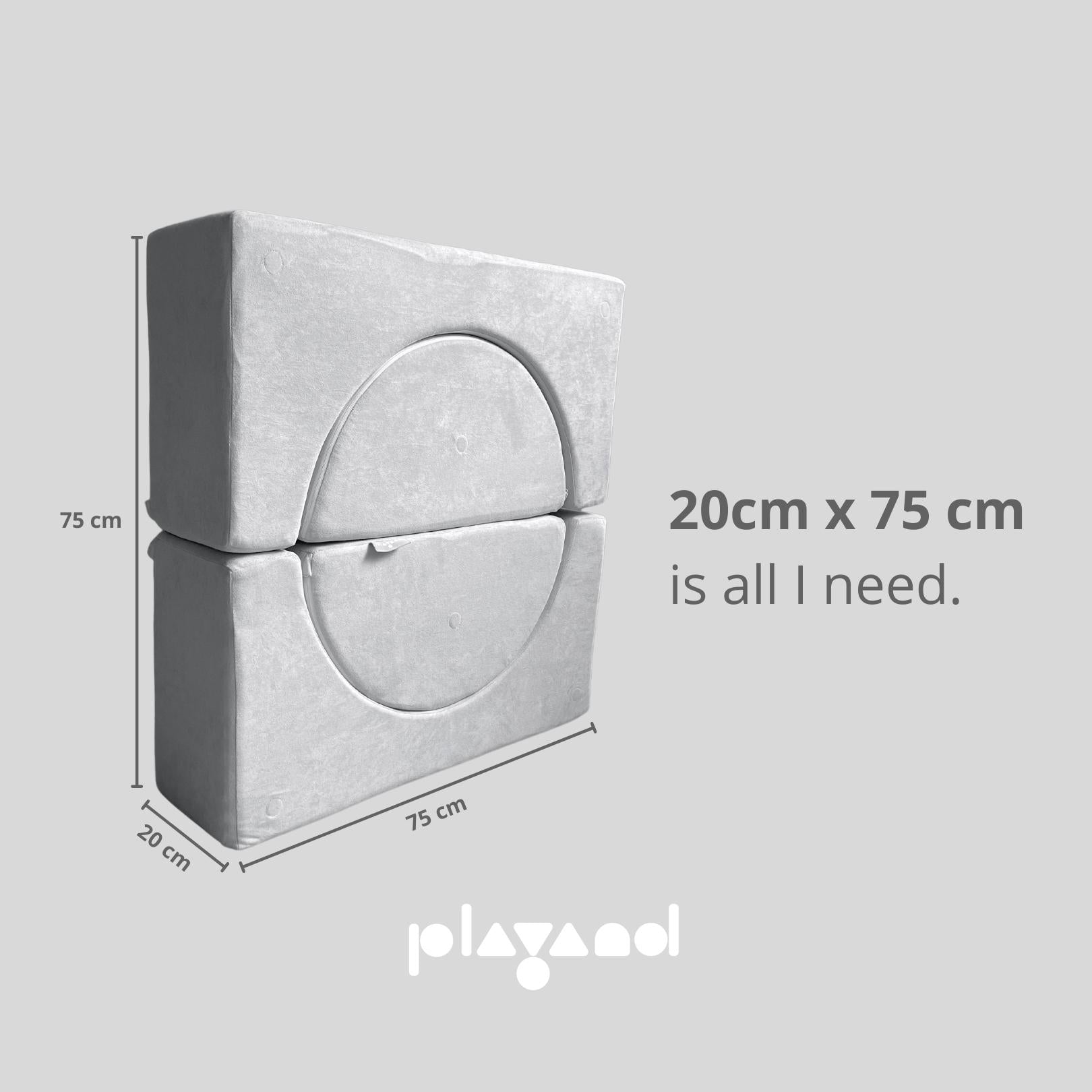 Playand Mini Magnetic In Cloudy Grey