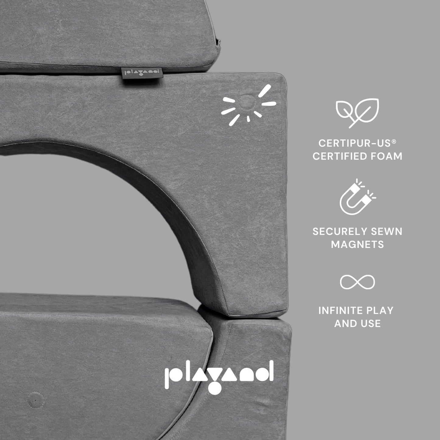 Playand Mini Magnetic In Graphite Grey