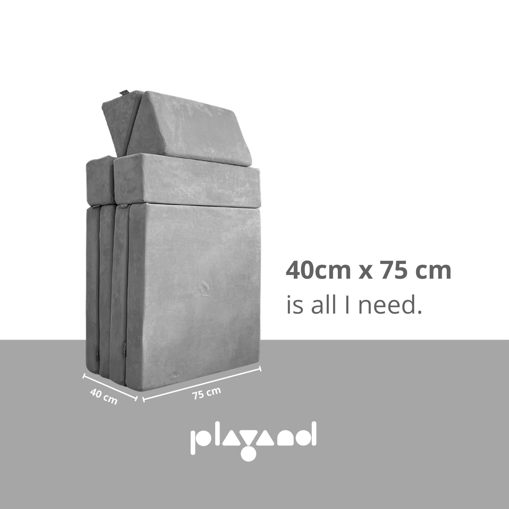 [BACKORDER] Playand Sofa In Graphite Grey