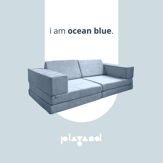 Playand Sofa Set In Ocean Blue 1